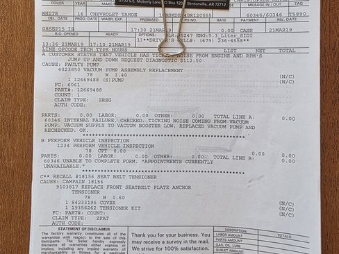 Used 2016 Chevrolet Tahoe Commercial Sport Utility 4D image 17