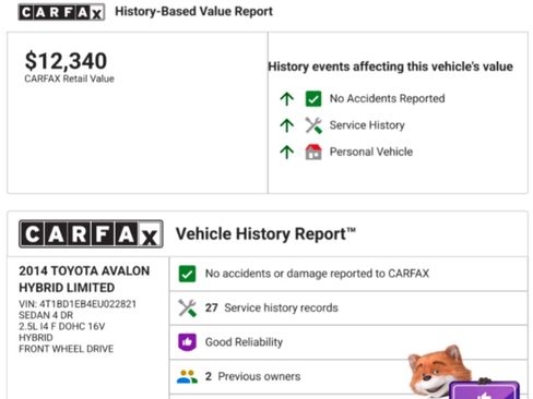 Used 2014 Toyota Avalon Limited image 8