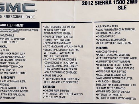 Used 2012 GMC Sierra 1500 SLE w/ Regional Value Package image 22