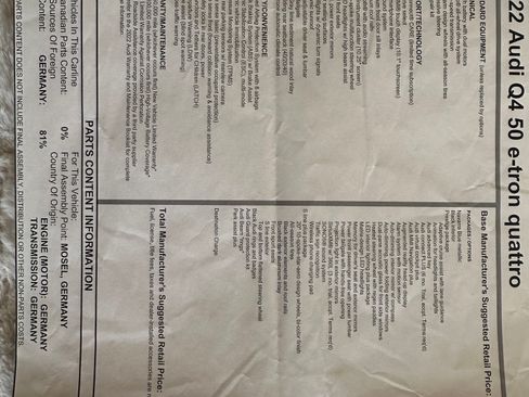 Used 2022 Audi Q4 e-tron Prestige image 10