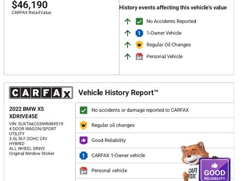 Used 2022 BMW X5 xDrive45e w/ Executive Package image 5