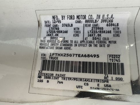 Used 1996 Ford F250 2WD SuperCab image 17