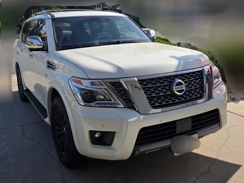 Used 2019 Nissan Armada Platinum w/ Captain's Chairs Package image 2