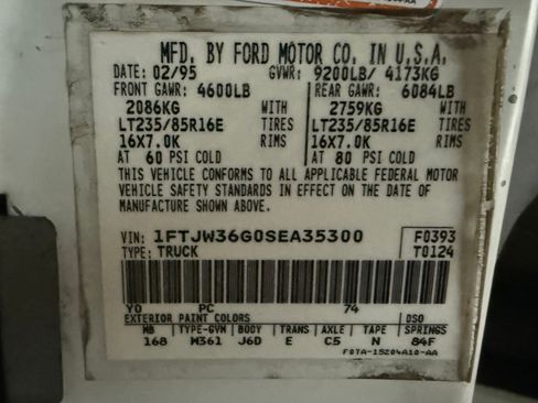 Used 1995 Ford F350 Long Bed image 11