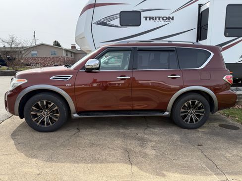 Used 2017 Nissan Armada Platinum w/ Captain Seat Package image 2