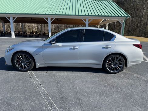 Used 2018 INFINITI Q50 Red Sport 400 w/ Cargo Package (L95) image 1