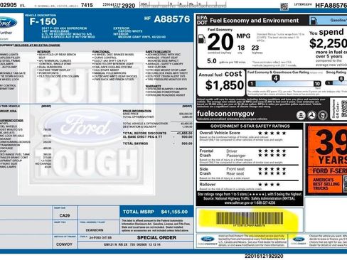 Used 2017 Ford F150 XL w/ XL Power Equipment Group AWD/4WD image 17
