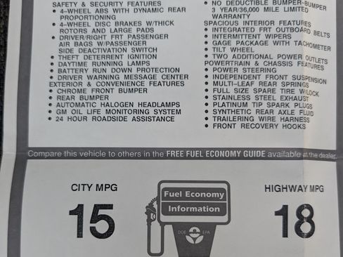 Used 2001 Chevrolet Silverado 1500 4x4 Regular Cab w/ Firm Ride Suspension Pkg image 13