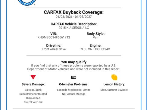 Used 2015 Kia Sedona LX w/ LX Convenience Package image 29