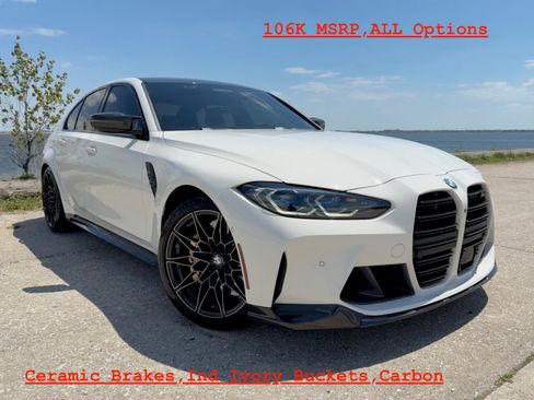 Used 2024 BMW M3 Competition w/ Executive Package AWD/4WD image 1