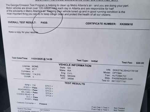 Used 2017 Kia Optima LX image 12