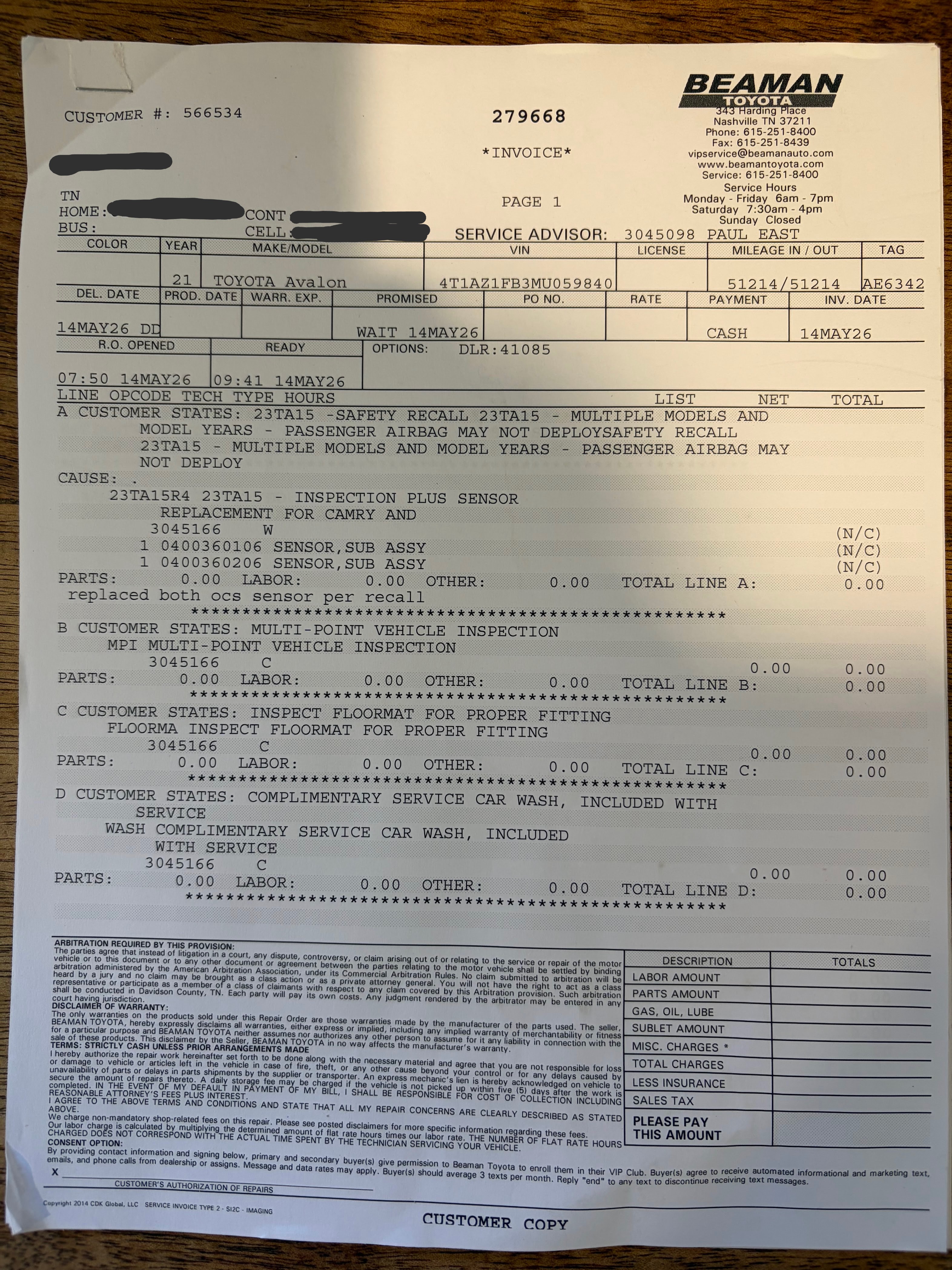 Used 2021 Toyota Avalon XLE w/ Moonroof Package FWD image 21