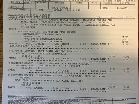 Used 2021 Toyota Avalon XLE w/ Moonroof Package FWD image 21