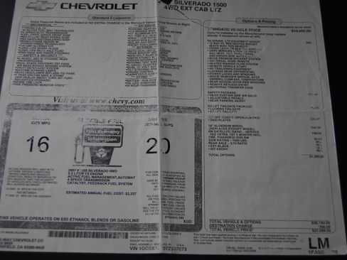 Used 2007 Chevrolet Silverado 1500 LTZ w/ Safety Package image 25