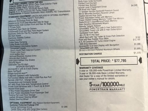 Used 2021 RAM 3500 Laramie image 21