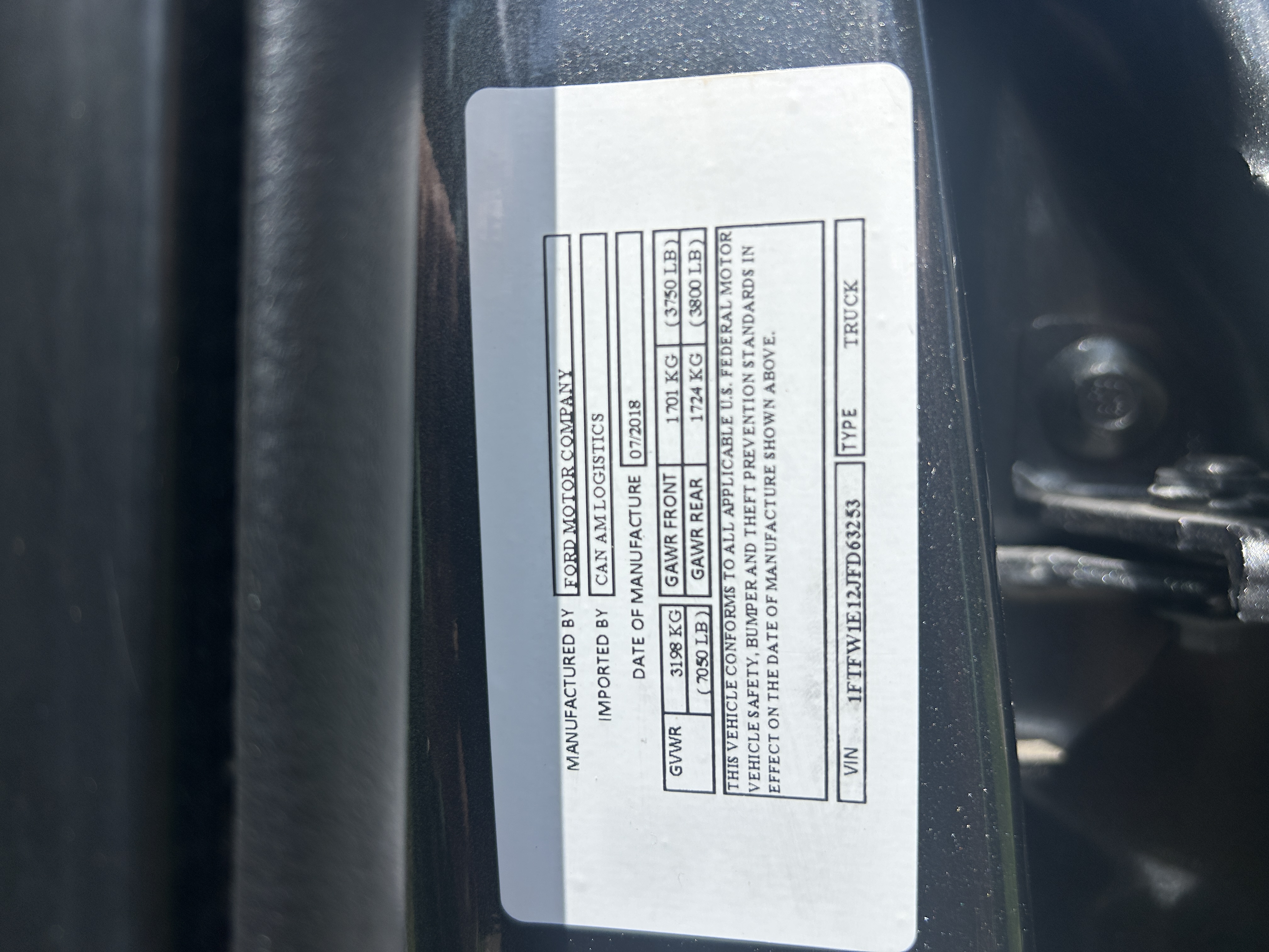 Used 2018 Ford F150 Lariat w/ Equipment Group 502A Luxury AWD/4WD image 2