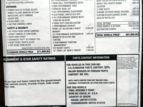 Used 2023 Chevrolet Corvette Stingray Preferred Cpe w/ Z51 Performance Package image 18