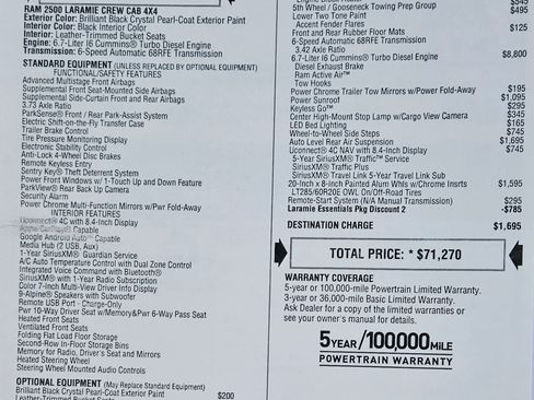 Used 2018 RAM 2500 Laramie image 2