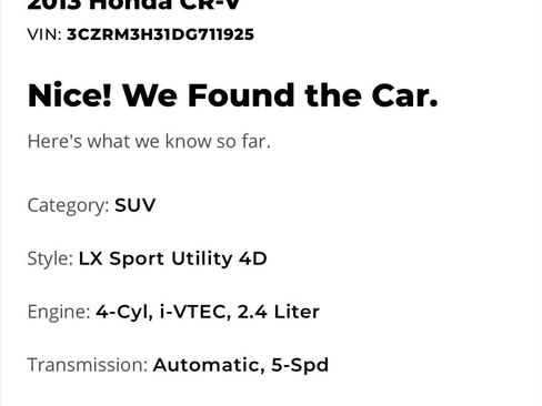 Used 2013 Honda CR-V LX image 8