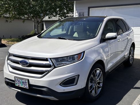 Used 2015 Ford Edge Titanium w/ Equipment Group 302A AWD/4WD image 1