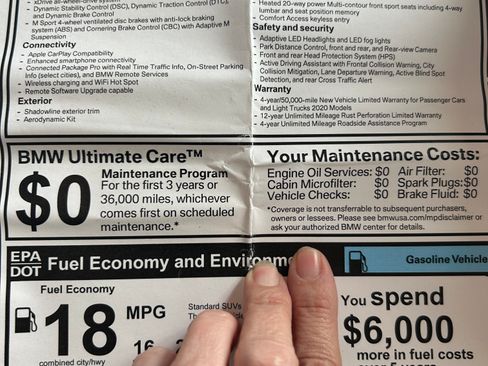 Used 2020 BMW X6 M50i w/ Premium Package image 16