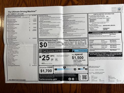 Used 2017 BMW X1 xDrive28i image 18