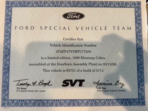 Used 1998 Ford Mustang Cobra image 13