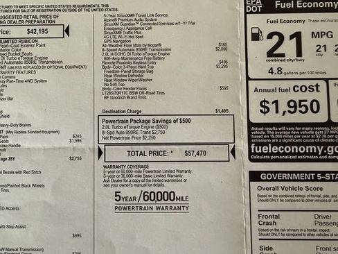 Used 2020 Jeep Wrangler Unlimited Rubicon w/ Quick Order Package 28Y Recon image 13