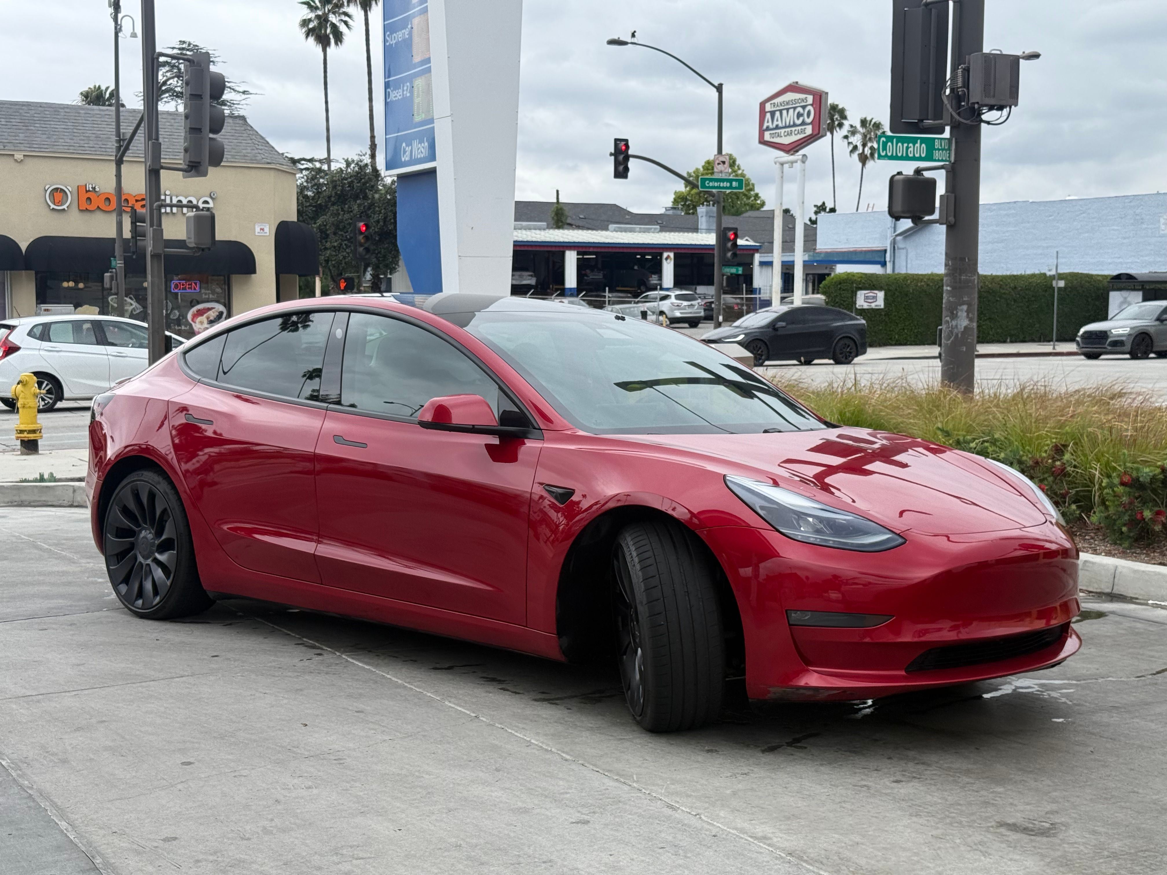 Used 2021 Tesla Model 3 Performance AWD/4WD image 1