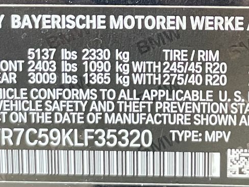 Used 2019 BMW X3 sDrive30i w/ M Sport Package 2 image 9