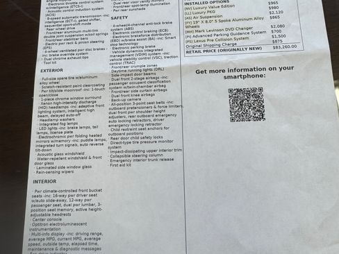 Used 2012 Lexus LS 460 L w/ Luxury Pkg image 8