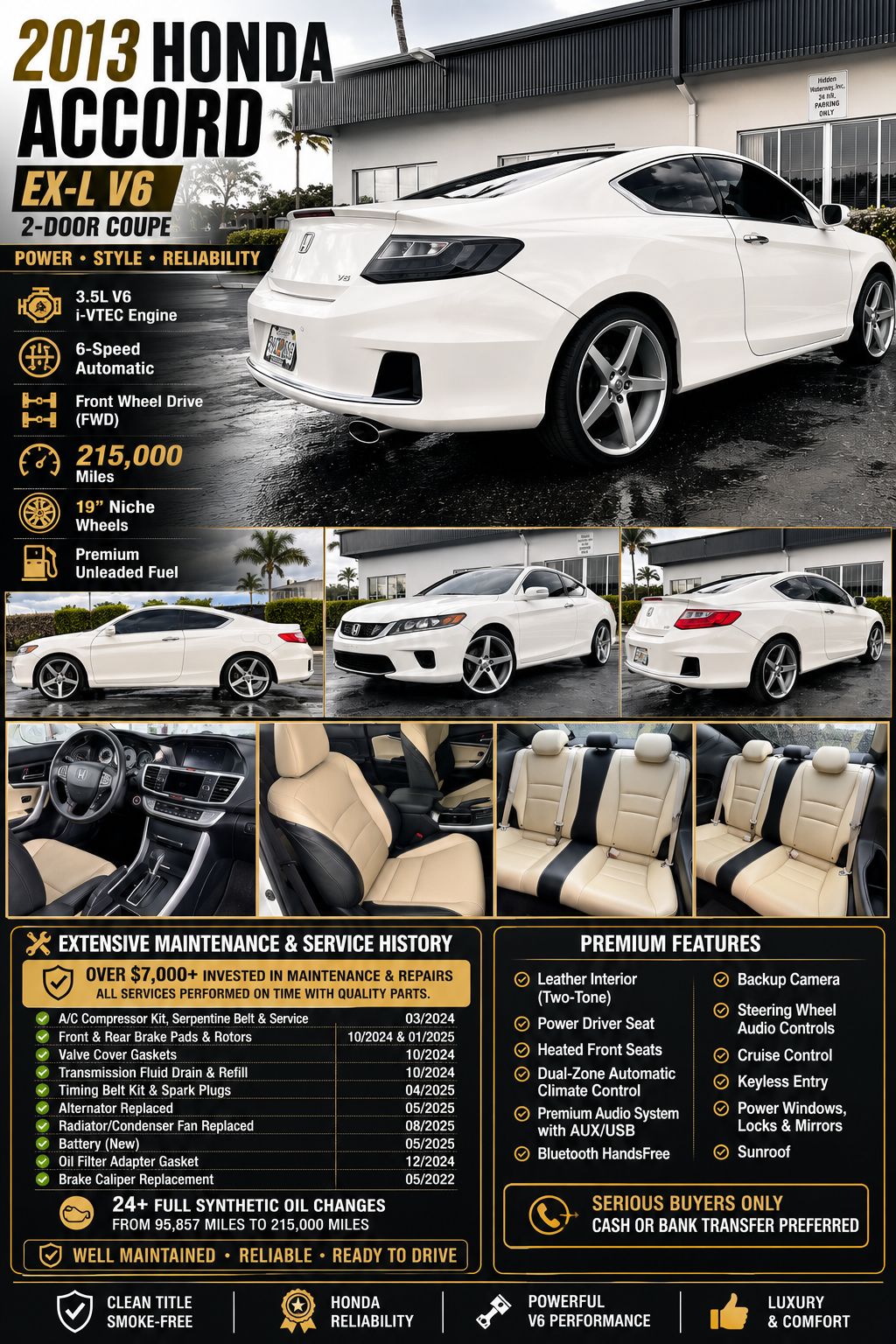 Used 2013 Honda Accord EX-L image 1