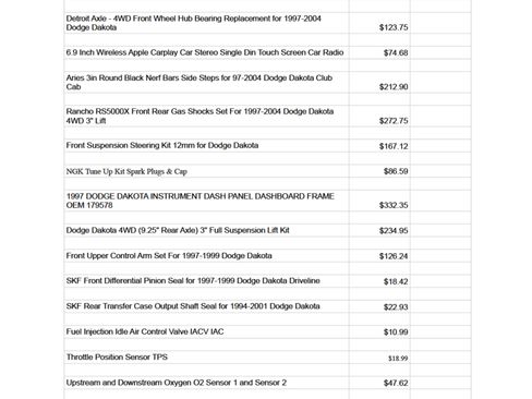 Used 1998 Dodge Dakota 4x4 Club Cab image 12