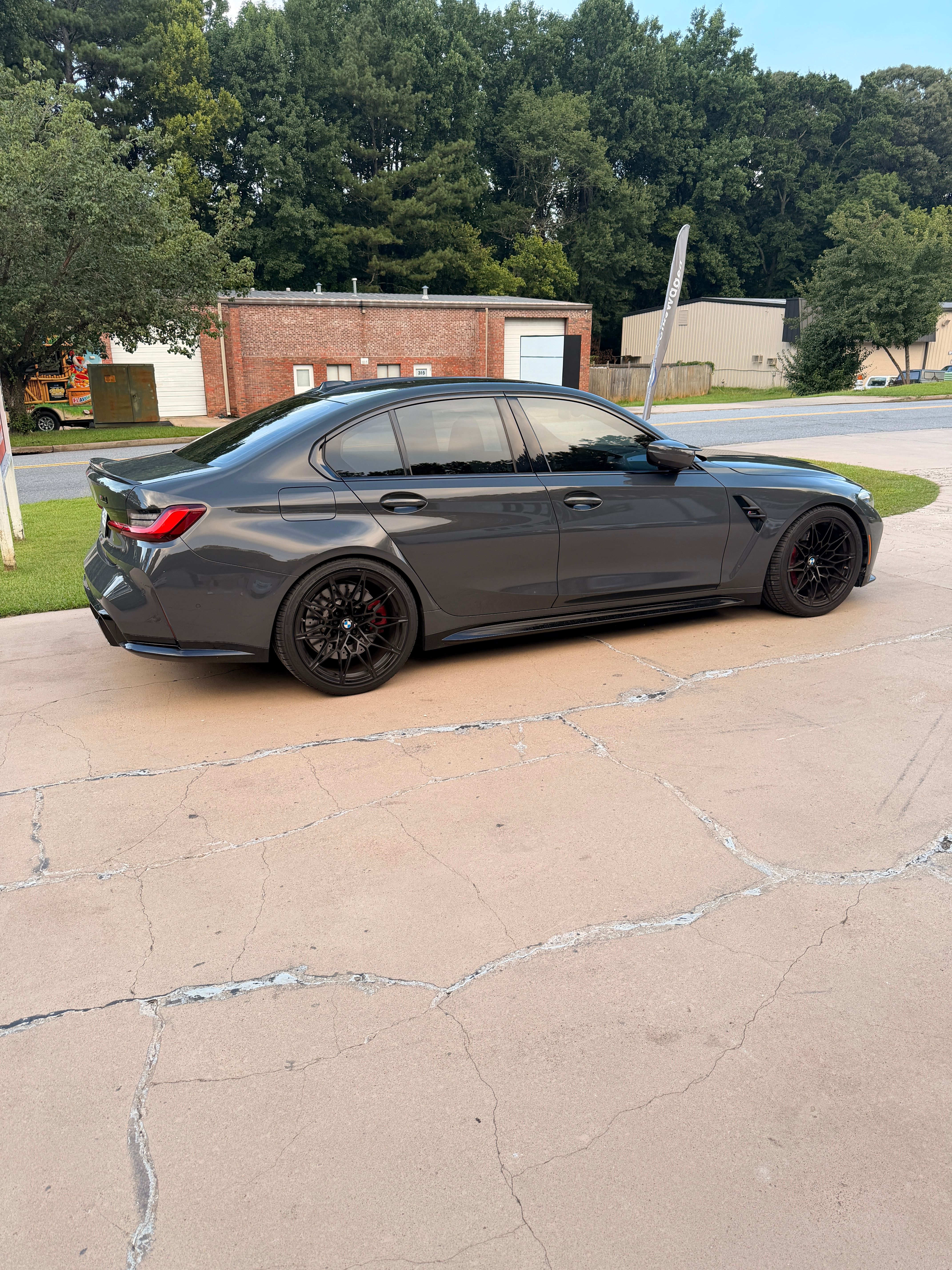 Used 2024 BMW M3 Competition w/ Parking Assistance Package RWD image 2