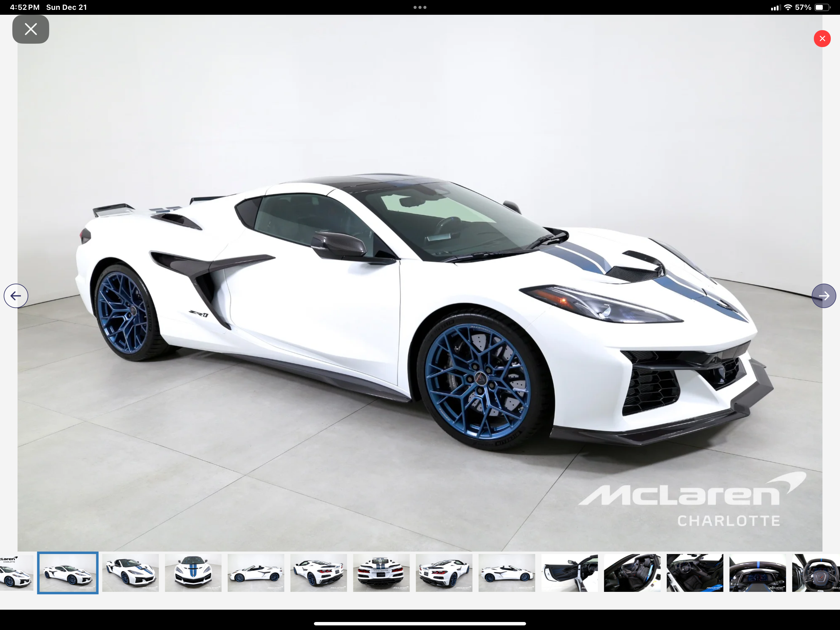 Used 2025 Chevrolet Corvette ZR1 w/ Stealth Interior Trim Package RWD image 15