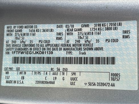 Used 2018 Ford F150 Lariat AWD/4WD image 19