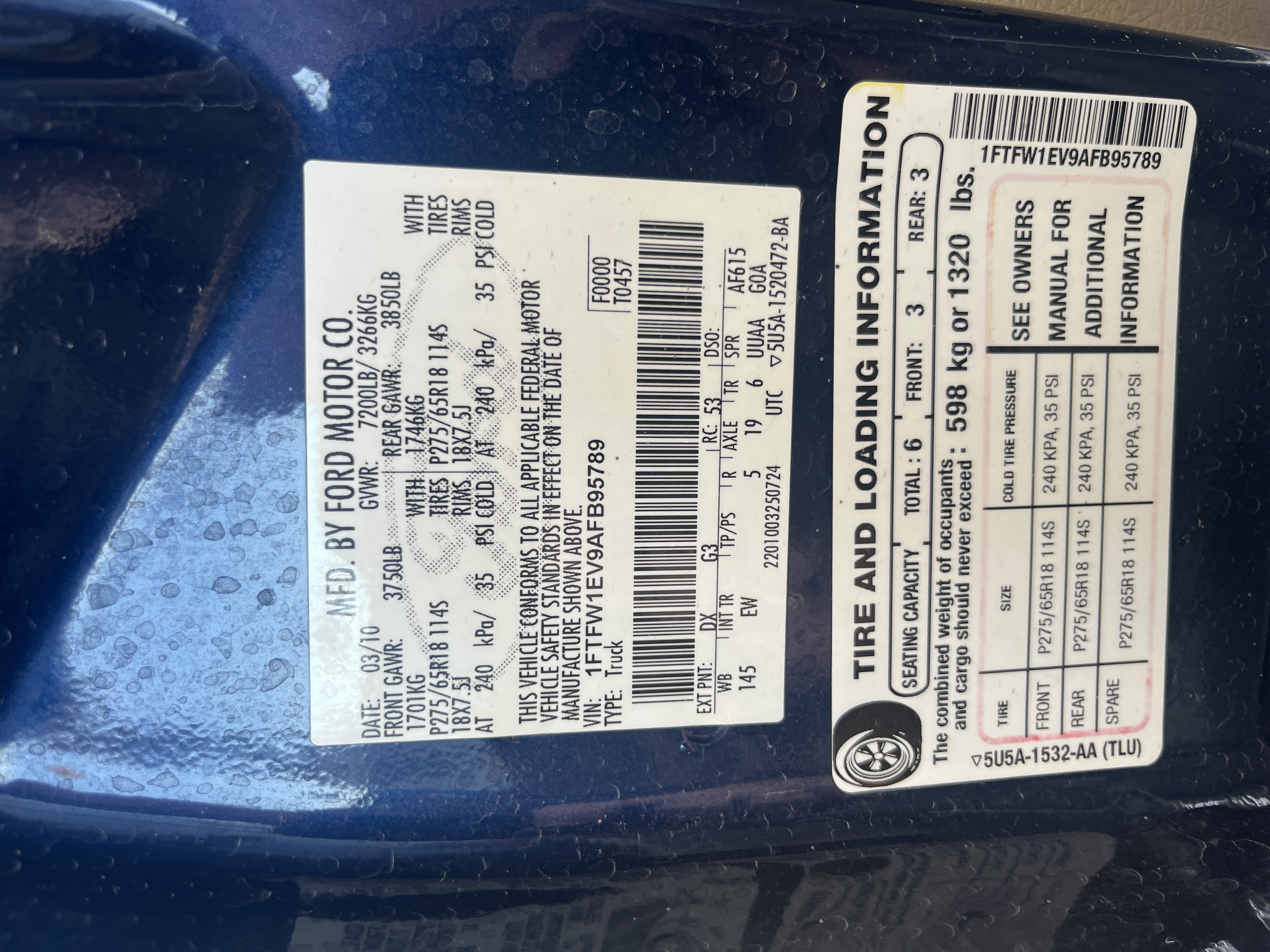 Used 2010 Ford F150 Lariat AWD/4WD image 11