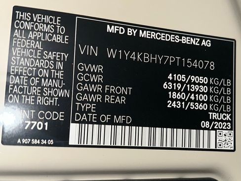 Used 2023 Mercedes-Benz Sprinter 2500 image 6
