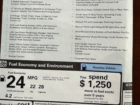 Used 2016 Lexus NX 200t AWD w/ Premium Package image 16