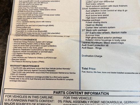 Used 2018 Audi S7 Prestige w/ S Sport Package image 12