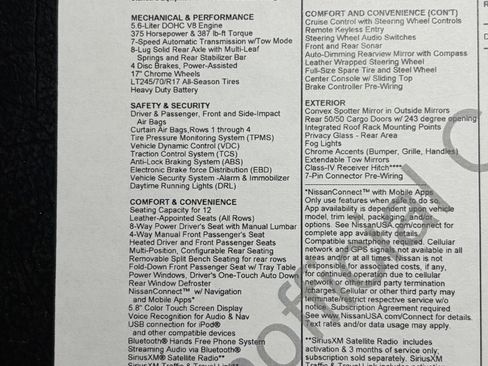 Used 2017 Nissan NV 3500 SL image 19