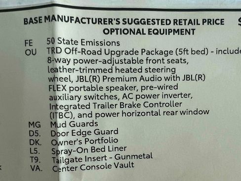 Used 2024 Toyota Tacoma TRD Off-Road image 17