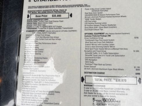 Used 2016 Dodge Charger R/T w/ Navigation & Travel Group image 9