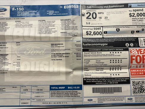 Used 2015 Ford F150 XL w/ Equipment Group 101A Mid AWD/4WD image 15