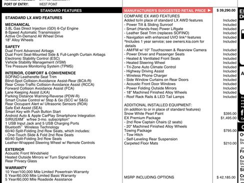 Used 2020 Kia Telluride EX w/ EX Premium Package image 19