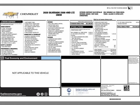 Used 2020 Chevrolet Silverado 2500 LTZ image 28