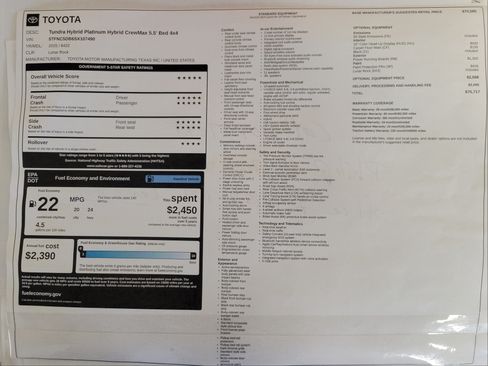 Used 2025 Toyota Tundra Platinum image 22