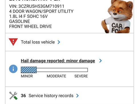 Used 2016 Honda HR-V EX image 12