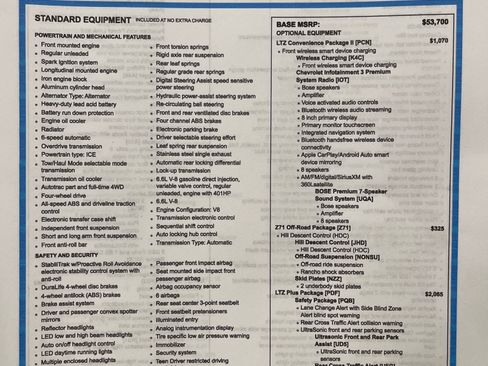 Used 2020 Chevrolet Silverado 2500 LTZ w/ LTZ Plus Package image 12