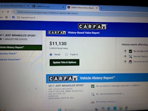 Used 2011 Jeep Wrangler Sport image 11